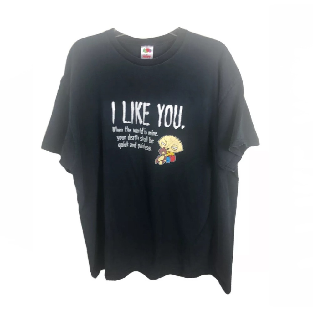 Stewie Griffin The Family Guy 2003 T-Shirt FOTL I Like You - Men’s 2XL